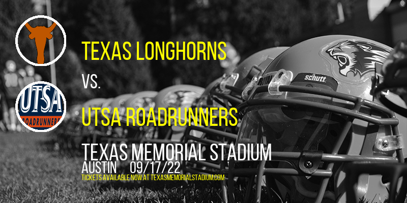 Texas Longhorns vs. UTSA Roadrunners at Texas Memorial Stadium